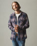 Men's Vintage Flannel - Dress Navy Plaid